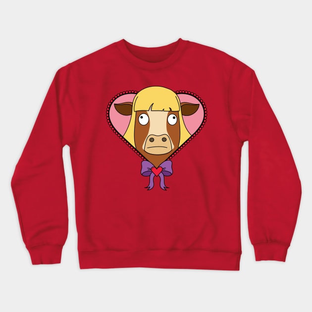 Majestic Moolissa Crewneck Sweatshirt by alexhefe